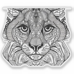 E.J. Gold Cat Factory Removable Vinyl Aufkleber
