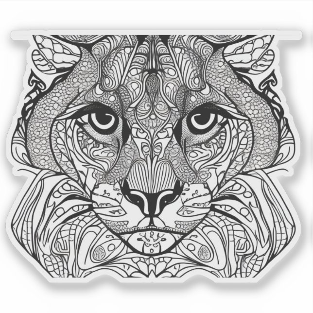E.J. Gold Cat Factory Removable Vinyl Aufkleber (Vorderseite)
