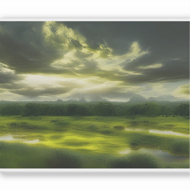 E.J. Gold Serenade einer Landschaft Vinyl Aufkleber (Vorderseite)