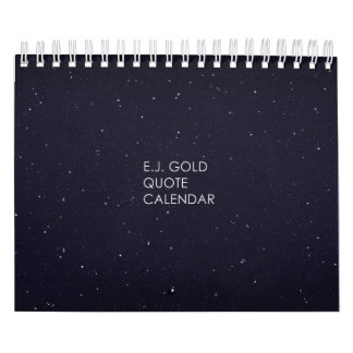 E.J Goldzitat-Tabellen-Kalender Kalender