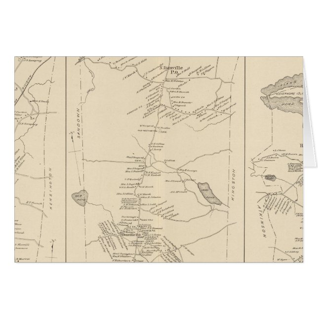 E Kingston, Danville, Hampstead (Vorderseite (Horizontal))