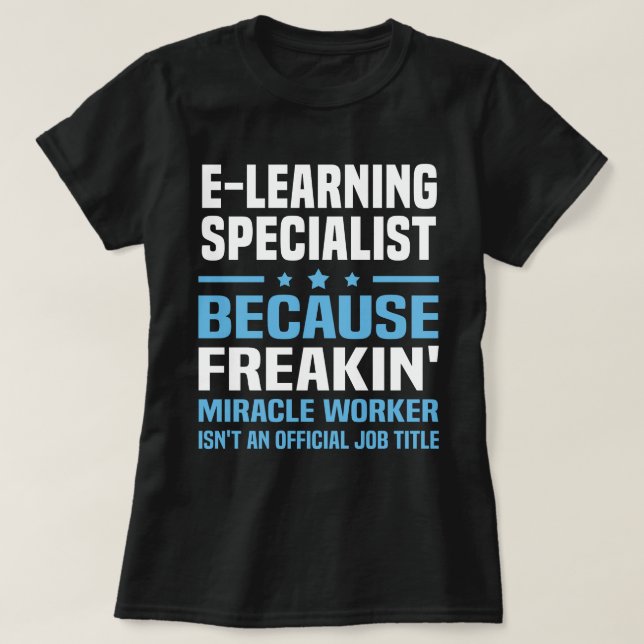 E-Learning-Spezialist T-Shirt (Design vorne)