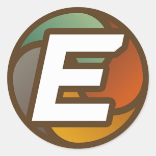 E-Lite RPG-Aufkleber Runder Aufkleber