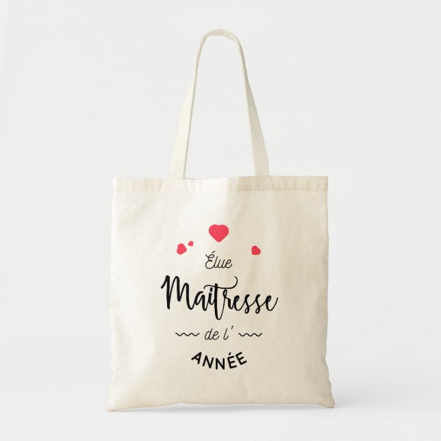 Éluemaîtresse des Jahres Tragetasche (Vorne)