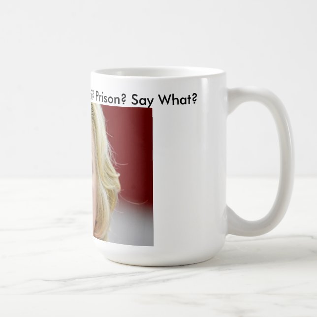 E-MAIL-Hillary Clinton-Gefängnis Banghazis Vince Kaffeetasse (Rechts)