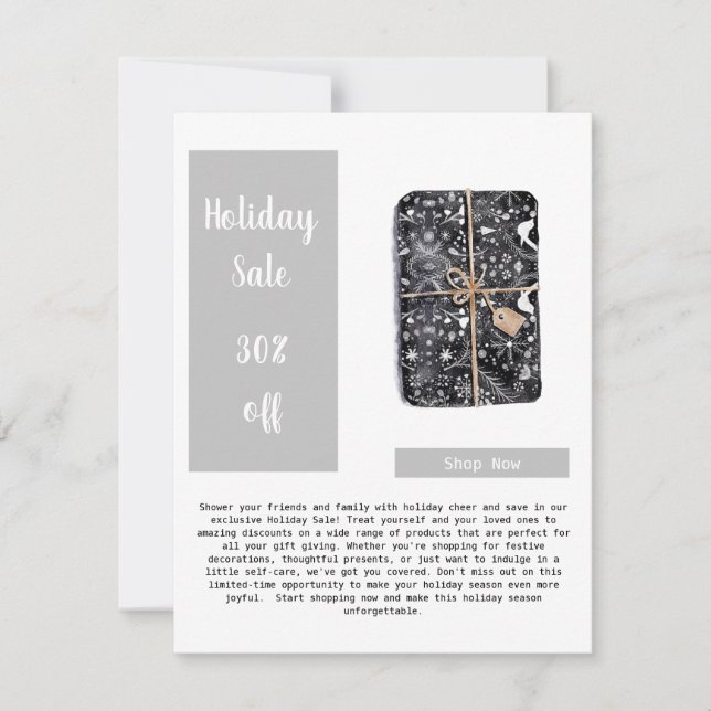 E-Mail-Liste für Unternehmen Ankündigung (Vorderseite)