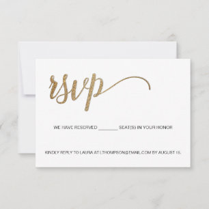 E-Mail RSVP Benutzerdefinierter QR-Code reserviert Karte