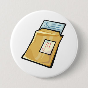 E-Mail-Umschlag Digitale Post und Newsletter Button