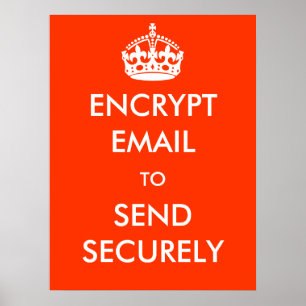 E-Mail verschlüsseln, um sicheres Poster zu senden
