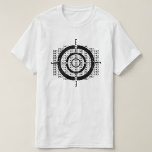 E=MC2 Compass Riddle Es gibt schwarz-weiß T-Shirt