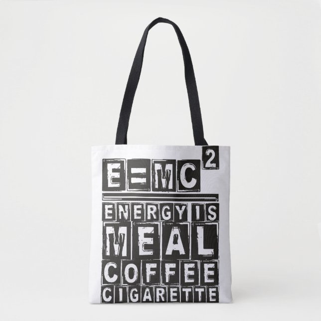 E = mc2 "Einstein-Gleichung" — Licht Tasche (Vorderseite)