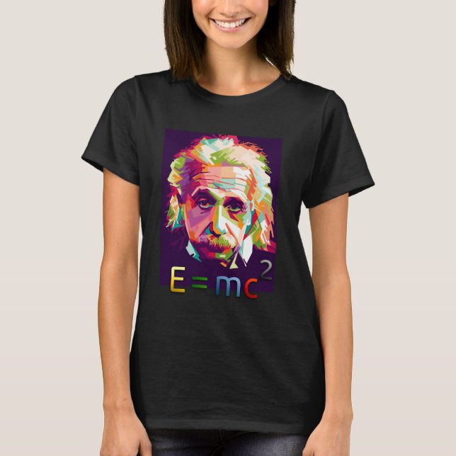 E MC2 I Love Math Physics Science T-Shirt (Vorderseite)