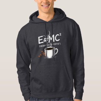 E=MC2 Kaffee-Kraft Wissenschaftsgleichungs-Design Hoodie