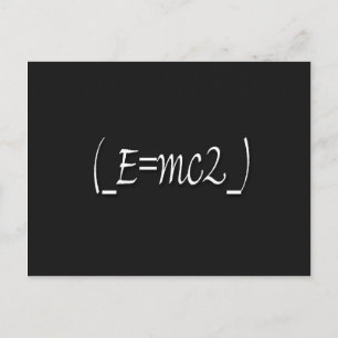 (_E=mc2_) Postkarte