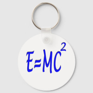 E = MC 2 (blau) Schlüsselanhänger
