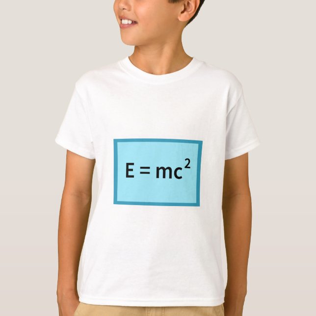 E=mc^2 T-Shirt (Vorderseite)