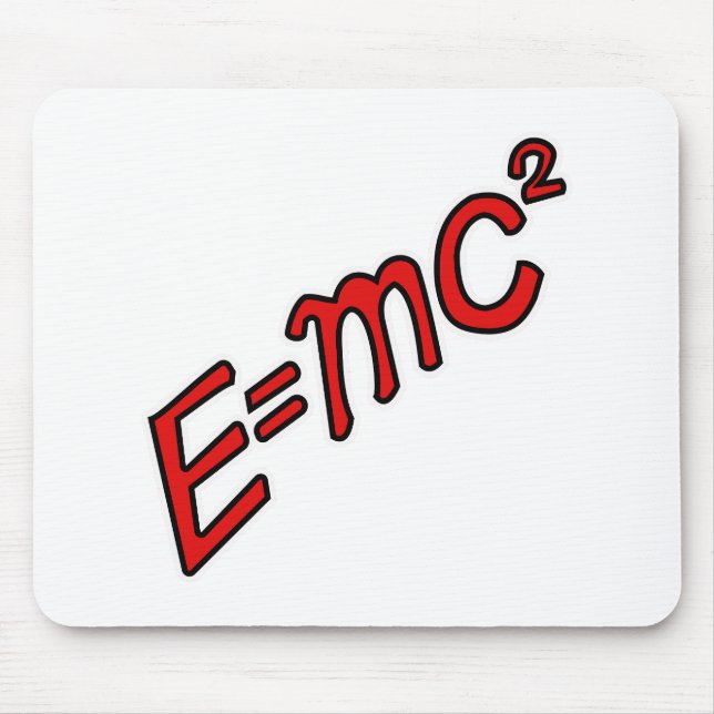 E = mc² – Genialer Modus Ein Mousepad (Vorne)