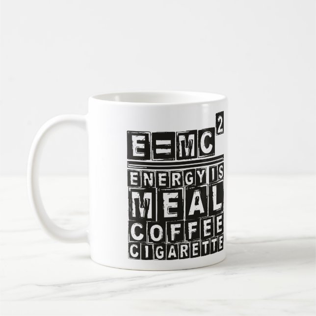 E=mc² Kaffeetasse (Links)