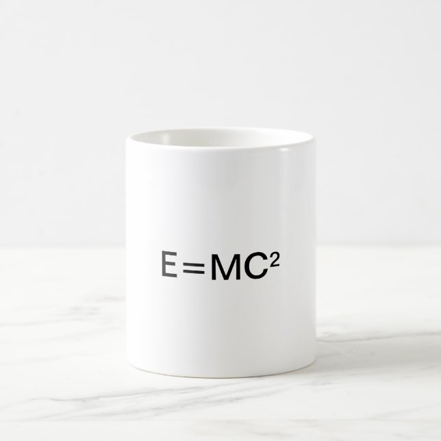 E=MC ² Tasse (Mittel)