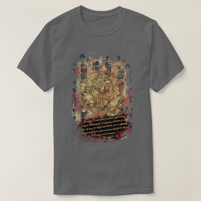 E Pluribus Unum T-Shirt (Design vorne)