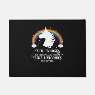 E.R. Krankenschwestern sind magisch wie Unicorns F Fußmatte
