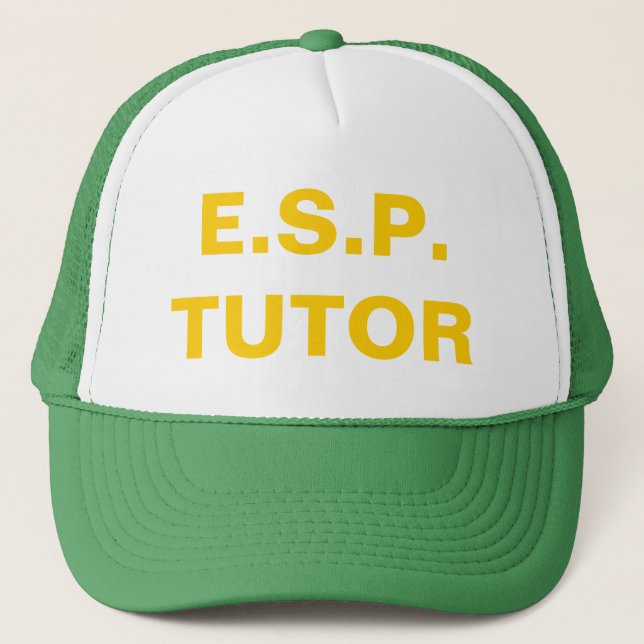 E.S.P. Tutor-Fernlastfahrer-Hut Truckerkappe (Vorderseite)
