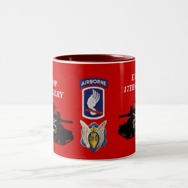 E-Truppe, 17. Tasse der Kavallerie-M551 Sheridan (Mittel)