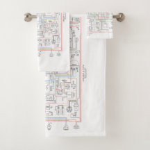 E Typ Jag, Drahtdiagramm.