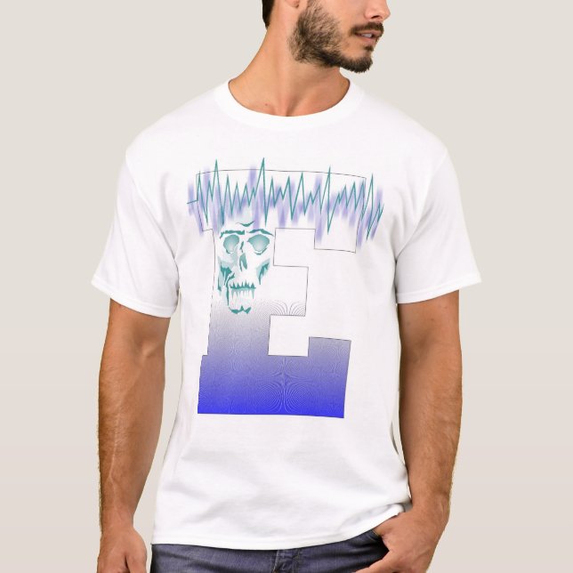 E und Schädel T-Shirt (Vorderseite)