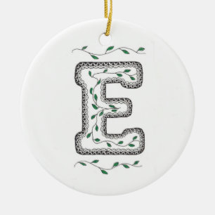 E Ursprüngliche Weihnachtsbaumverzierung Keramik Ornament
