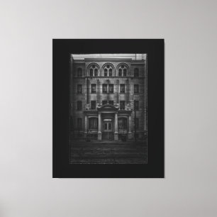 E.W. Gillett Gebäude Nr. 1 mit Rand Leinwanddruck