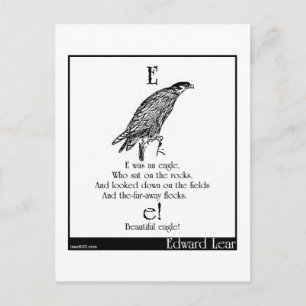 E war ein Adler Postkarte