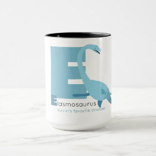 E wie Elasmosaurus-Tasse Tasse