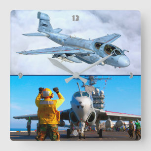 EA-6B PROWLER QUADRATISCHE WANDUHR