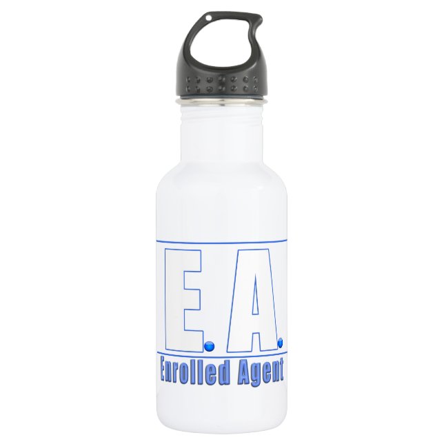 EA LOGO1 ENROLLED AGENT TRINKFLASCHE (Vorderseite)