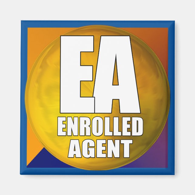 EA LOGO ENROLLED AGENT MAGNET (Vorne)
