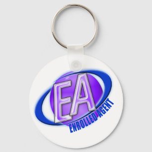 EA ORB SWOOSH LOGO - ENROLLED AGENT SCHLÜSSELANHÄNGER