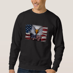Eagle American Bald Eagle Eyes Pop Pop Sweatshirt