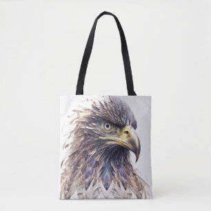 Eagle Animal Portrait Nature Wildlife Malerei Tasche