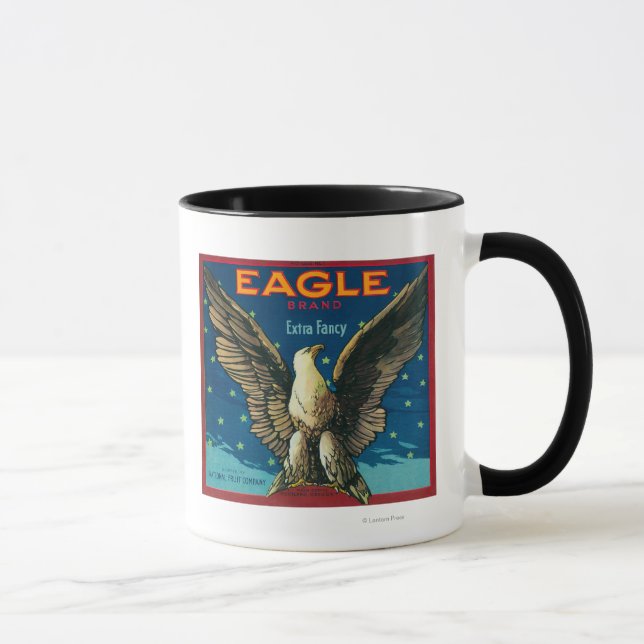 Eagle Apple Crate Label Tasse (Rechts)