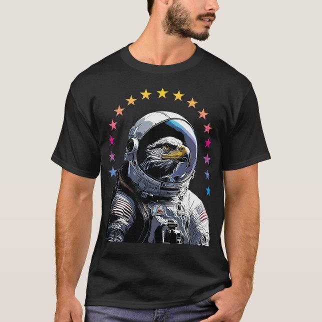 Eagle Astronaut T-Shirt (Vorderseite)