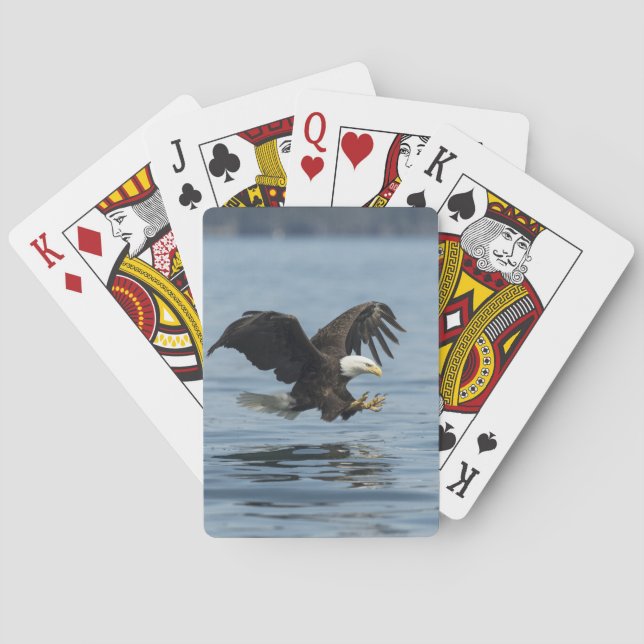 Eagle auf Annäherung Spielkarten (Rückseite)