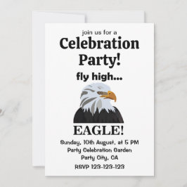 Eagle Bald Eagle Fly High Eagle Celebration Party Einladung