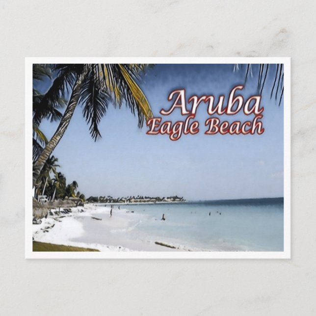 Eagle Beach - Aruba - Postkarte (Vorderseite)