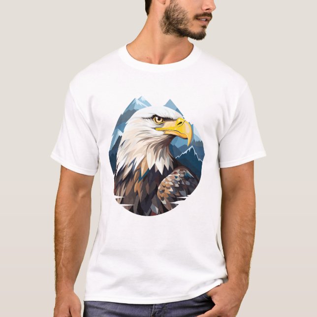 Eagle Bird Animal World Wildlife Beauty Discovery T-Shirt (Vorderseite)