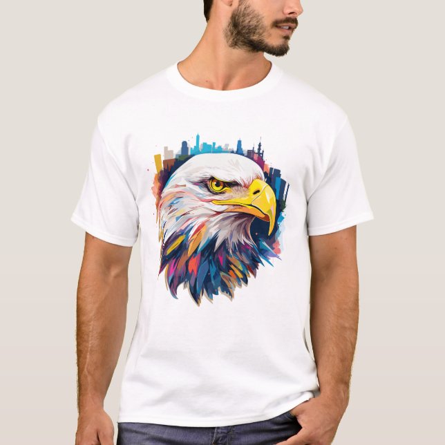 Eagle Bird Animal World Wildlife Beauty Discovery T-Shirt (Vorderseite)