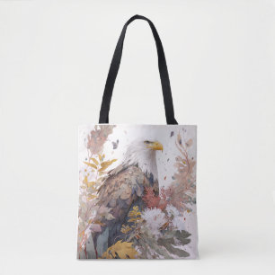 Eagle Bird Portrait Animal Painting Wildlife Free Tasche
