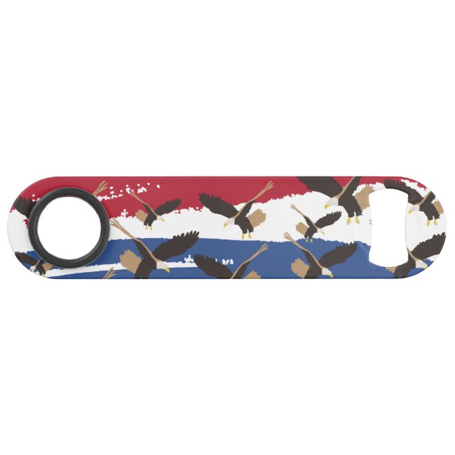 Eagle Bird USA Patriotic American Flag (Devant (Horizontal))