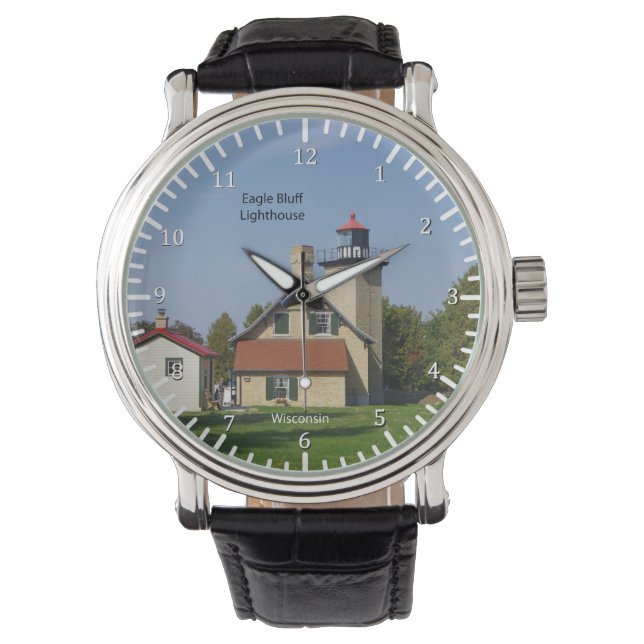 Eagle Bluff Leuchtturm Wache Armbanduhr (Vorderseite)