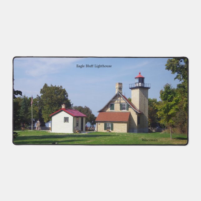 Eagle Bluff Lighthouse desk mat (Recto)